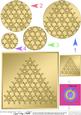 Xmas Snowflake Tree Circle Pyramage Topper