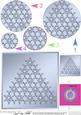 Xmas Snowflake Tree Circle Pyramage Topper