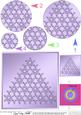 Xmas Snowflake Tree Circle Pyramage Topper