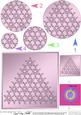 Xmas Snowflake Tree Circle Pyramage Topper