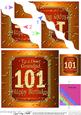 101st Birthday Grandad Beer Label Wavy Corner Side Stacker