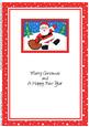 A5 Xmas Santa's Sack Matching Insert