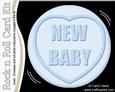 New Baby Sweet Heart Rock N Roll Kit, Envelope and Insert