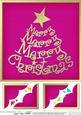 8 x 8 Merry Christmas Tree Scalloped Corner Topper
