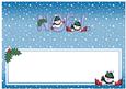 Xmas Noel Snowmen Matching Large Dl Insert