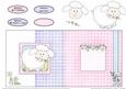 Sweet Little Lamb Fold Back Card with Decoupage