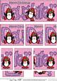 Christmas Daughter with Penguins Dl Side Stacker Topper