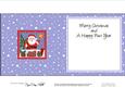 Xmas Rooftop Santa Matching Insert Square Landscape