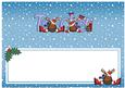 Xmas Teacher Rudolph Matching Large Dl Insert