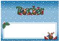 Xmas Teacher Rudolph Matching Large Dl Insert