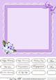 Flower Filled Wheelbarrow Matching 8 x 8 Insert Panel and Gr