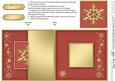 Xmas Snowflake No-hole Fold Back Card