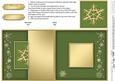 Xmas Snowflake No-hole Fold Back Card