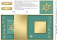 Xmas Snowflake No-hole Fold Back Card