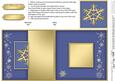 Xmas Snowflake No-hole Fold Back Card