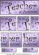Teacher Christmas Dl Side Stacker Topper