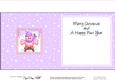 Xmas Sledging Little Birdie Matching Insert Square Landscape