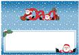 Xmas Dad with Santa Matching Large Dl Insert