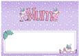 Xmas Mum with Snowmen Matching Large Dl Insert