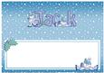 Xmas Jack with Snowmen Matching Large Dl Insert
