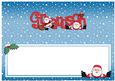 Xmas Grandson with Santa Matching Large Dl Insert