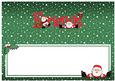 Xmas Friends with Santa Matching Large Dl Insert