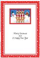 A5 Xmas Meerkats Matching Insert