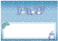 Xmas Danny with Penguins Matching Large Dl Insert