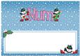Xmas Mum with Snowmen Matching Large Dl Insert