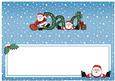 Xmas Dad with Santa Matching Large Dl Insert