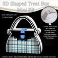 Tartan Handbag Shaped Treat or Favour Box Mini Kit