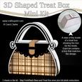 Tartan Handbag Shaped Treat or Favour Box Mini Kit