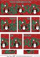 Christmas Neighbours with Penguins Dl Side Stacker Topper