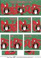 Christmas Neighbours with Penguins Dl Side Stacker Topper