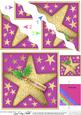 Elegant Christmas Star - Wavy Corner side stacker Topper