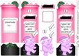 Xmas Elephants Postbox Shaped Card N 3D Decoupage