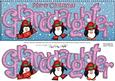 Large Dl Xmas Granddaughter with Penguins Quick Card 3D Deco