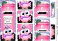 Xmas Little Hoot Postbox Dl Side Stacker Topper