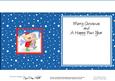 Xmas Teddy Bear Matching Insert Square Landscape