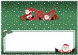 Xmas Dad with Santa Matching Large Dl Insert