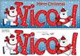 Xmas Large Dl Nicol Quick Card N 3D Decoupage