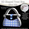 Tartan Handbag Shaped Treat or Favour Box Mini Kit