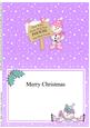 Xmas Snowman Phoebe's Been Good Matching A5 Insert