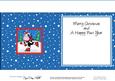 Xmas Skating Milly Moo Cow Matching Insert Square Landscape