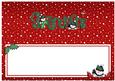 Xmas Grandsons with Snowmen Matching Large Dl Insert