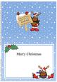 Xmas Rudolph Sarah's Been Good Matching A5 Insert