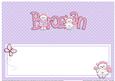 Birthday Brogan Matching Large Dl Insert