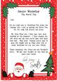 Christmas Skating Santa A4 Child's Letter from Santa