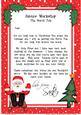 Christmas Sledging Santa A4 Child's Letter from Santa