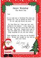 Christmas Santa's Sack A4 Child's Letter from Santa